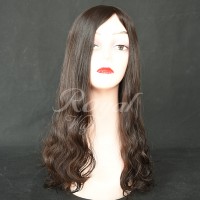 Factory Price Virgin Brazilian Human Hair Brown Sheitels