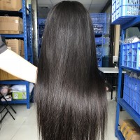 Virgin human Hair Products Cheap Brazilian Lace closure Wigs