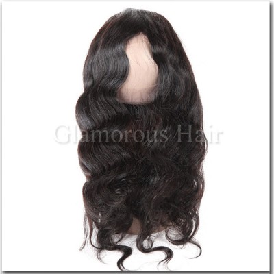 Wholesale best Price Body Wave 100% Human Hair Frontal  with 360 Full Lace